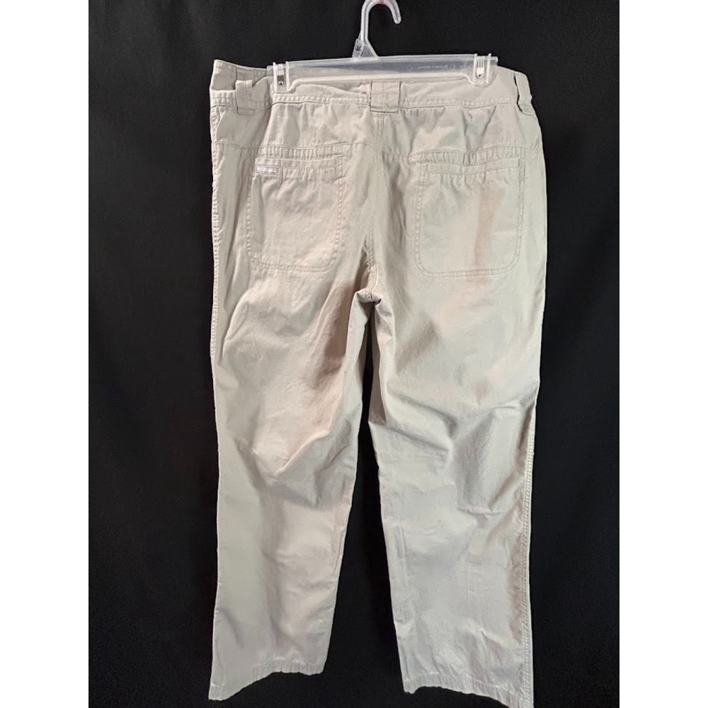 Columbia Sportswear 14 Regular Khaki 100% Cotton Hiking Casual Outdoor Pants - Picture 7 of 9